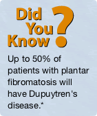 causes of plantar fibroma